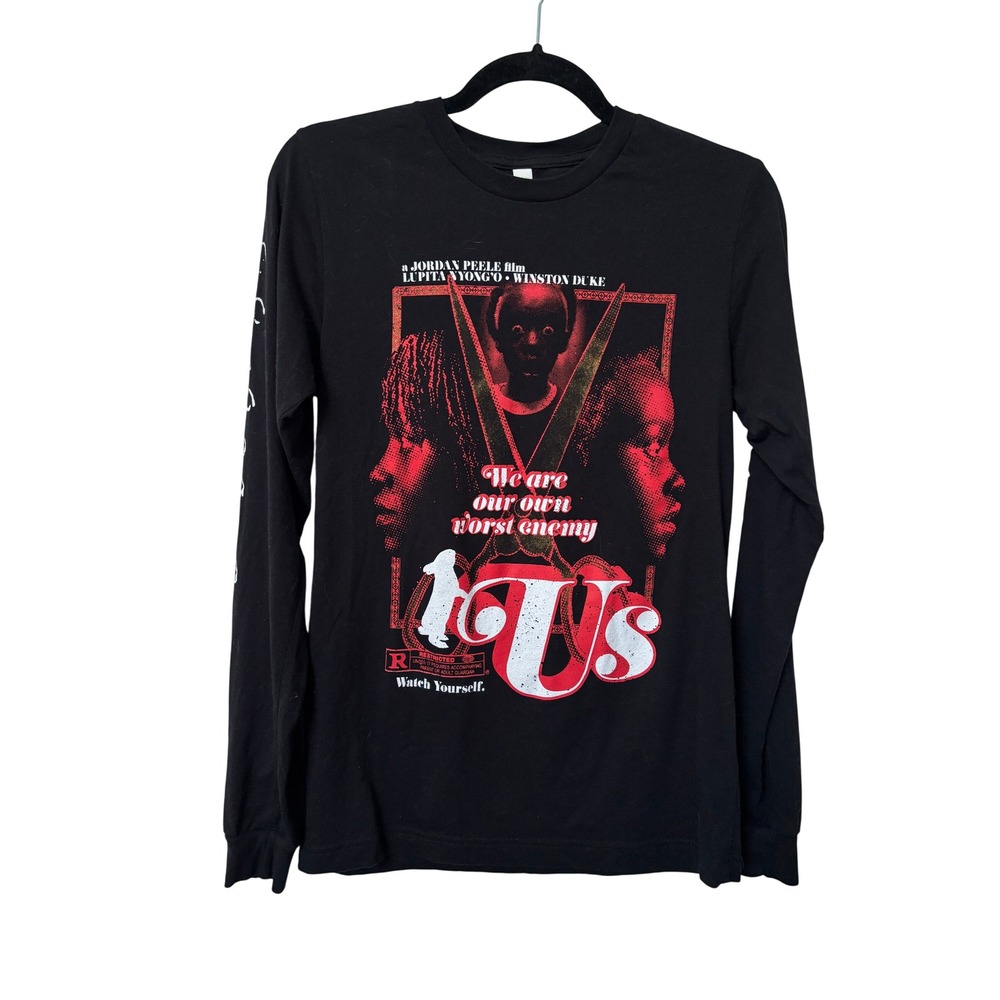 Tees from the Crypt Sale Us Long Sleeve Us Movie Long Sleeve Graphic Tee Black S